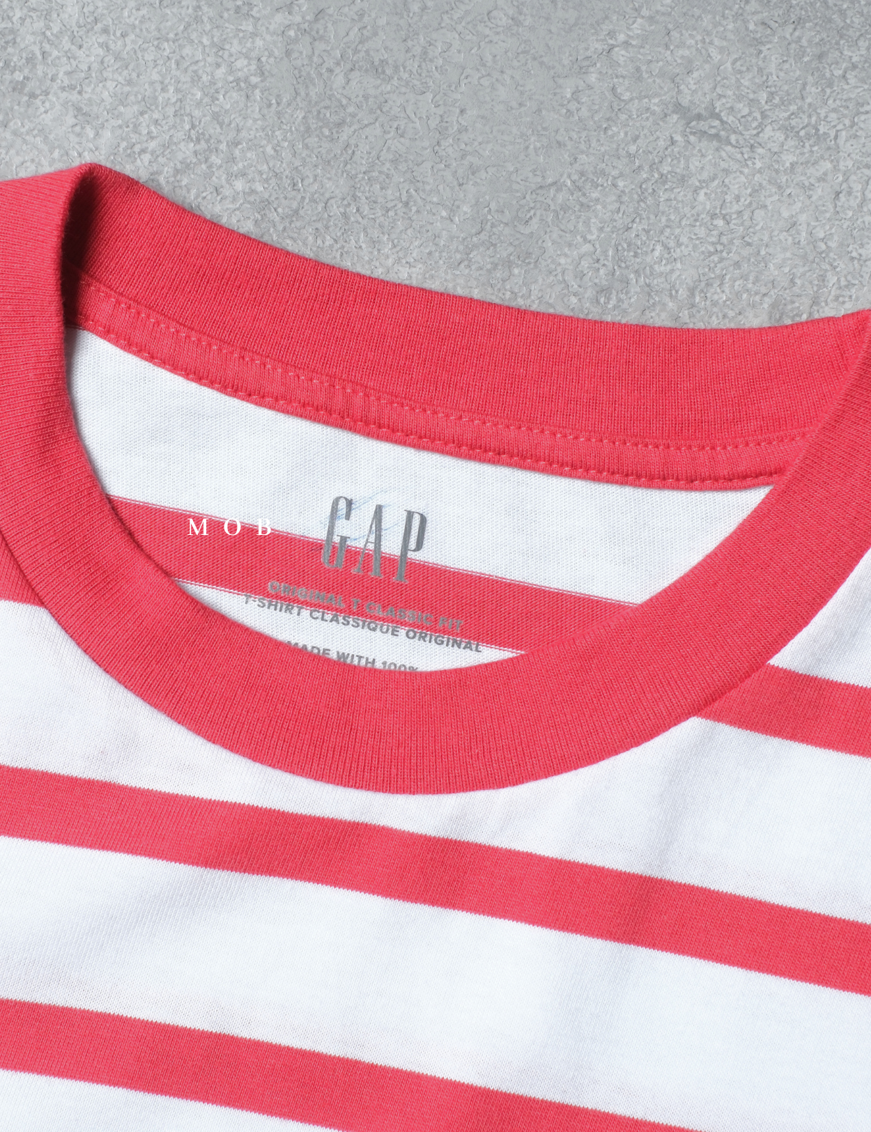 GPSST2206 Original Classic SS Tee Red Stripe