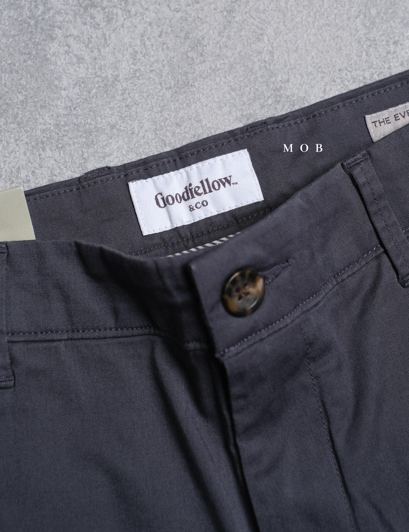 GFSR01001D Flat Front Shorts Asphalt Grey (Inseam 9)