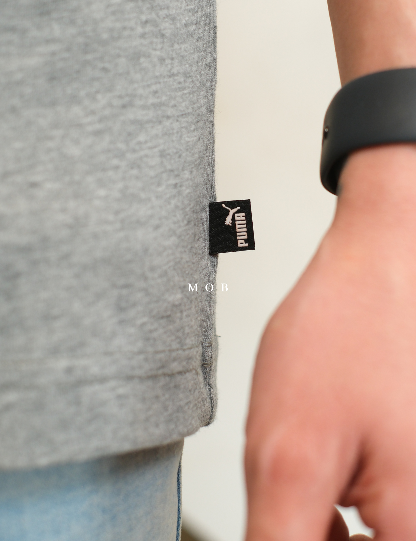 PMSST06002 Forever Faster Logo Heather Grey