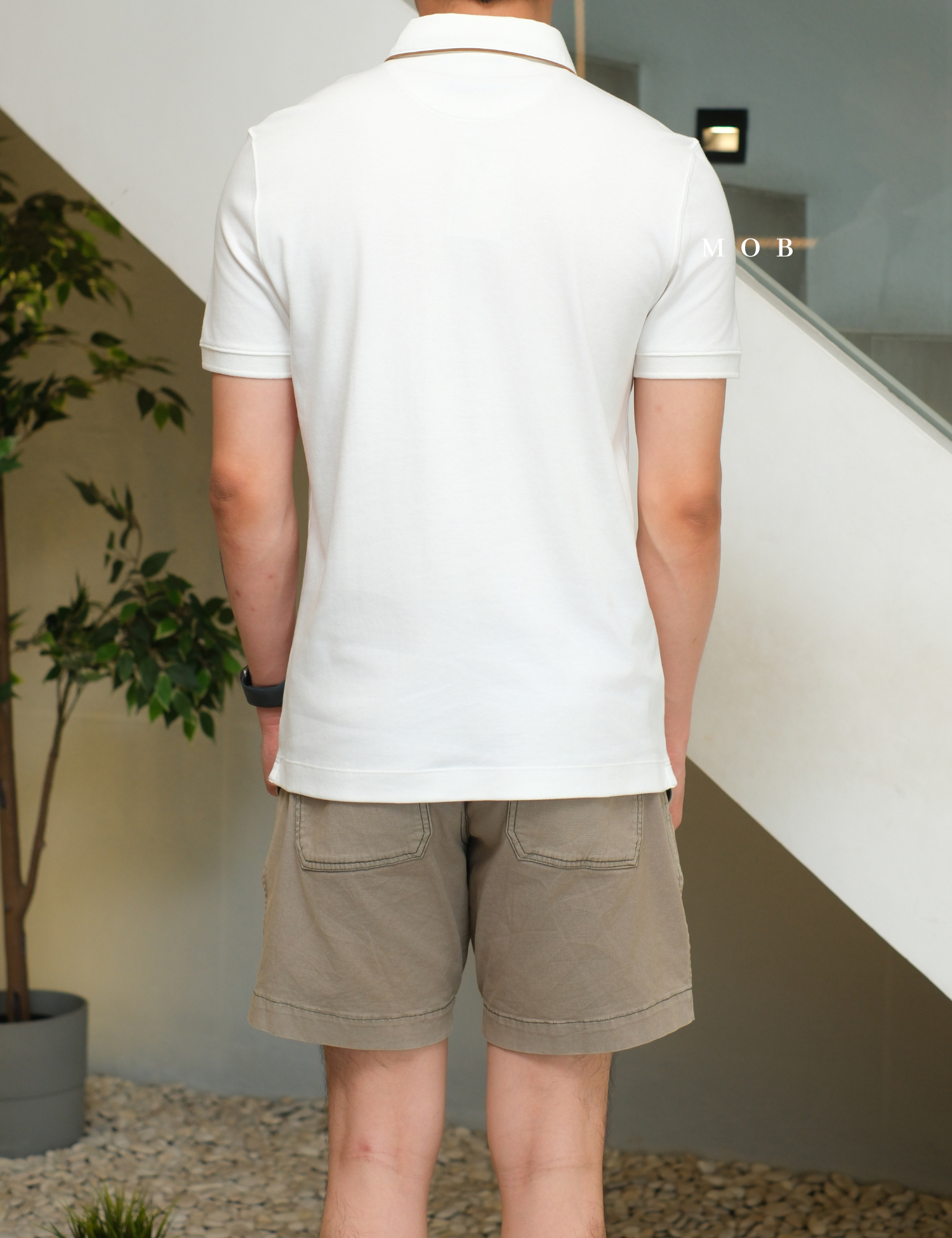 ARK01SSP019 Gentle Polo Shirt Off White