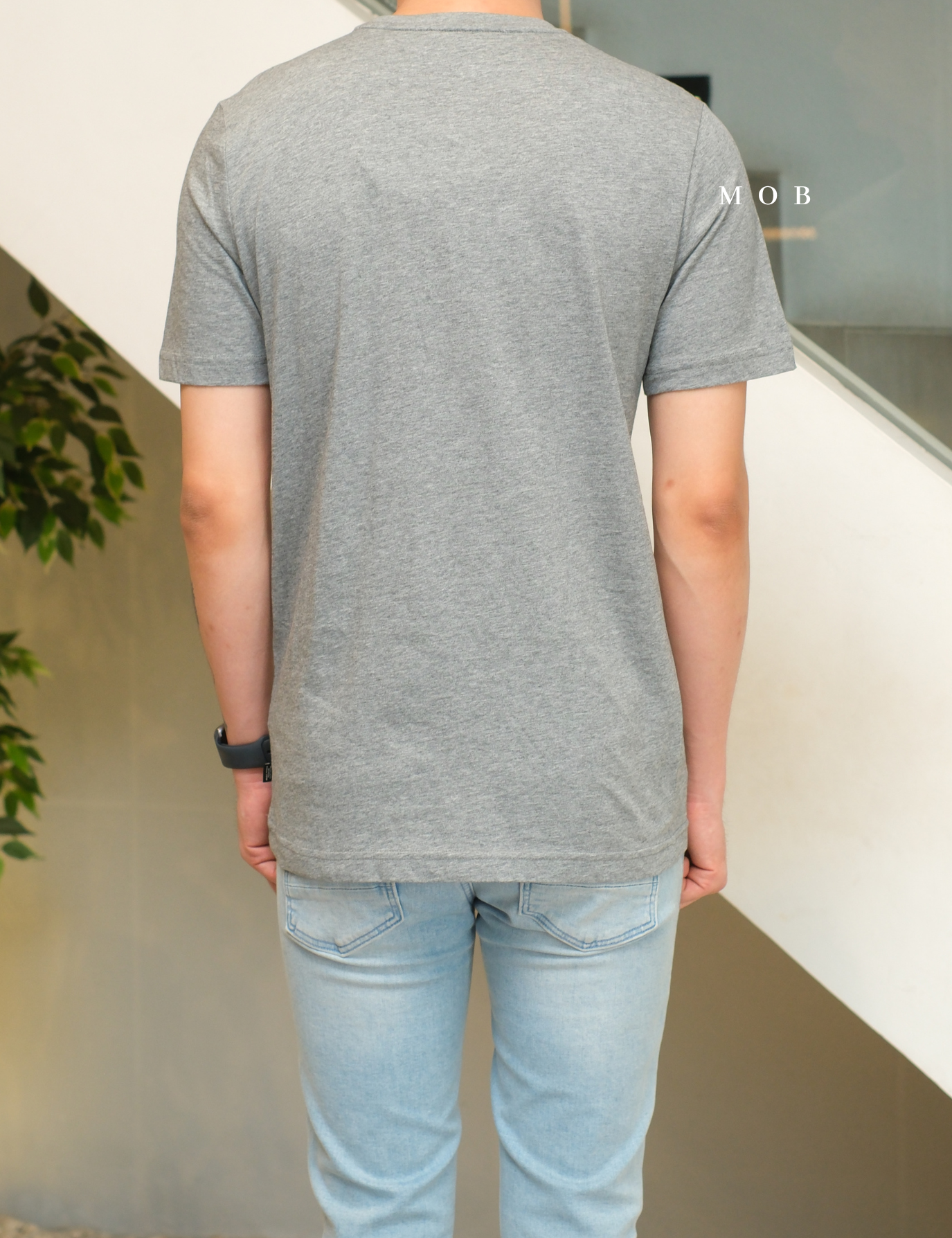 PMSST06002 Forever Faster Logo Heather Grey