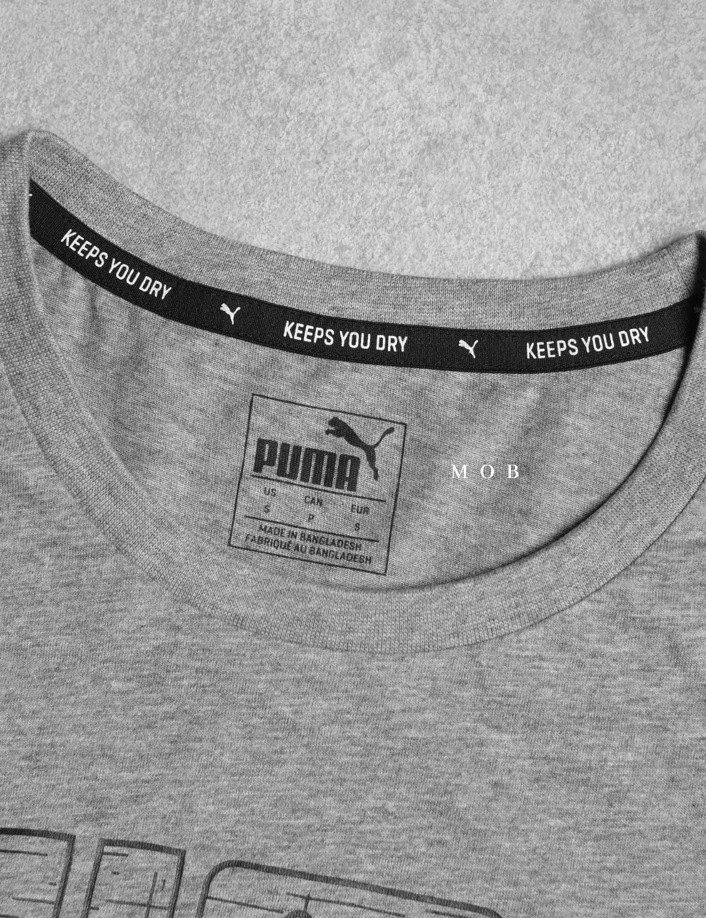 PMSST06002 Forever Faster Logo Heather Grey