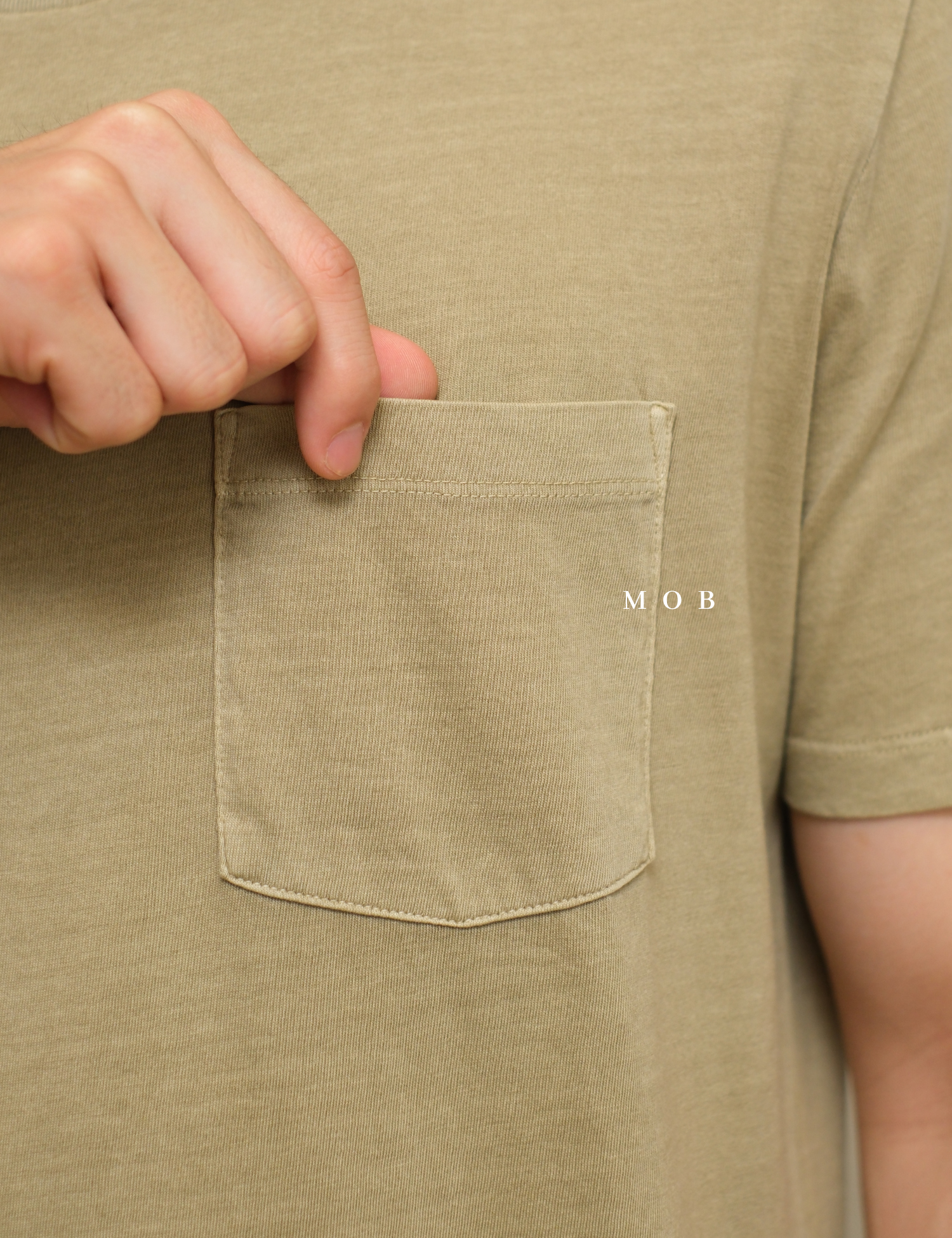 GPSST1001AH Basic Pocket Tee Country Walnut