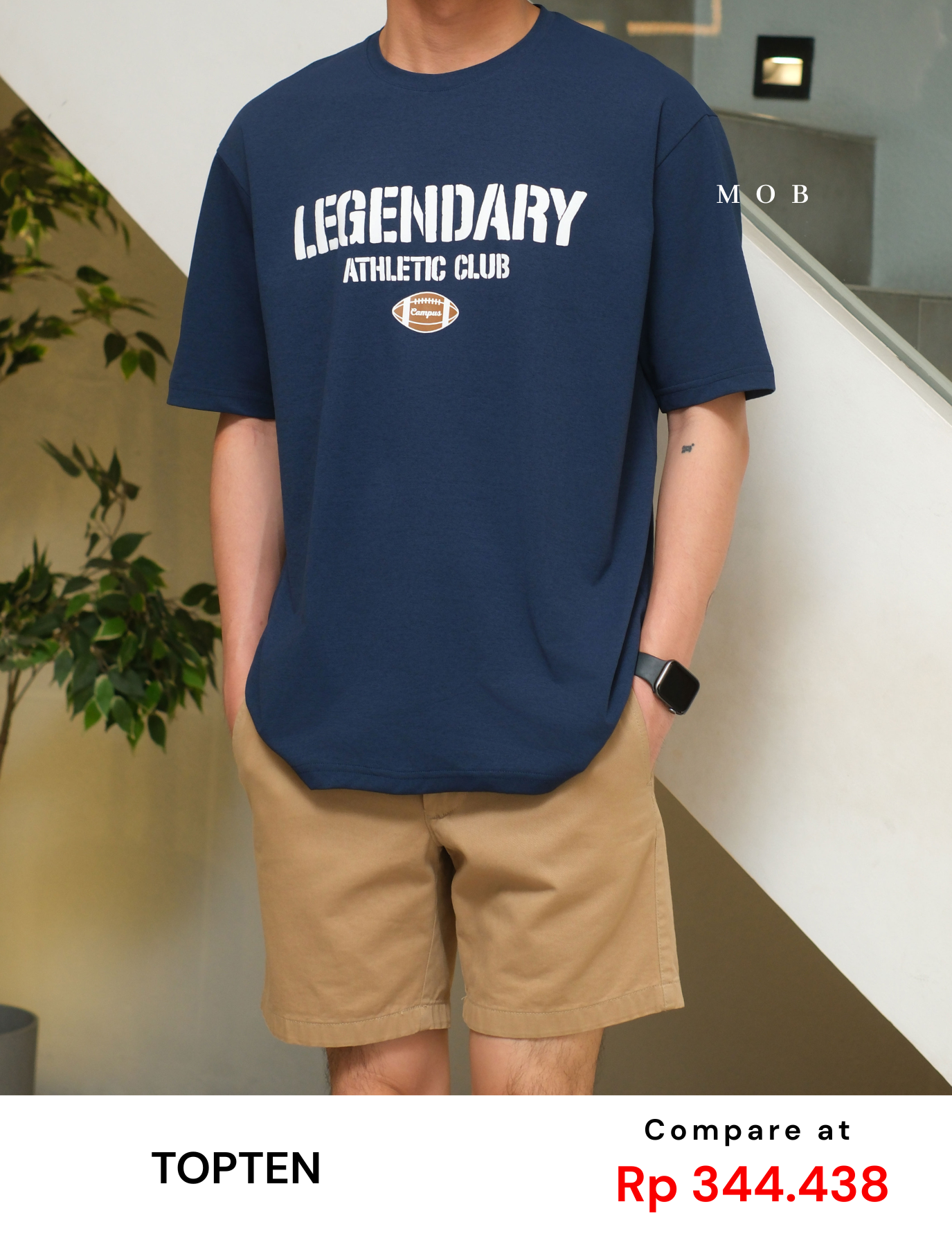 TOPSST02002B Balance LEGENDARY Athletic SS Tee Navy