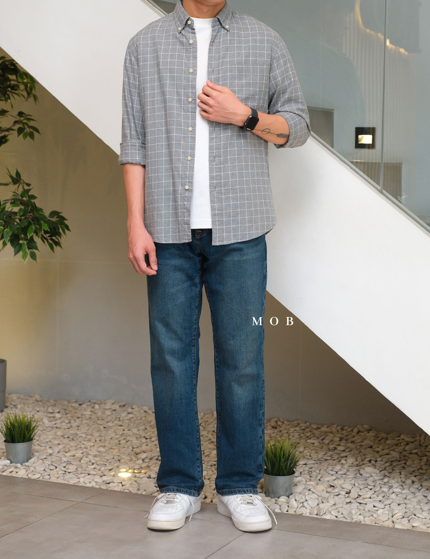 NTPT02001 Original Relaxed Denim Pants Medium Blue