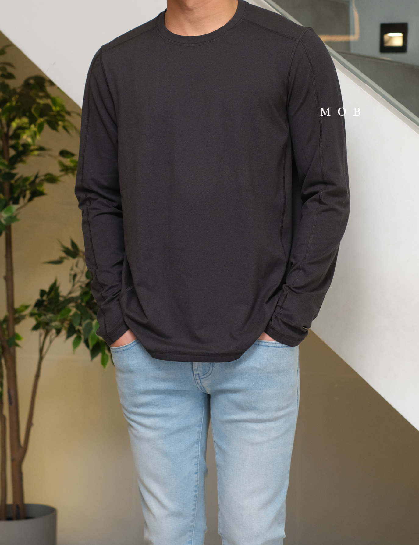 ZXPBS01001 Trekker Performance Base Layer Top Dark Grey