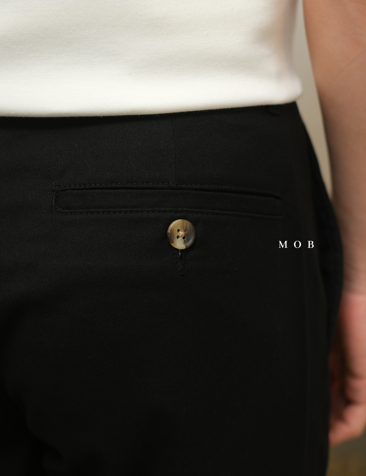 ONPT4301B Slim Dress Pants Black