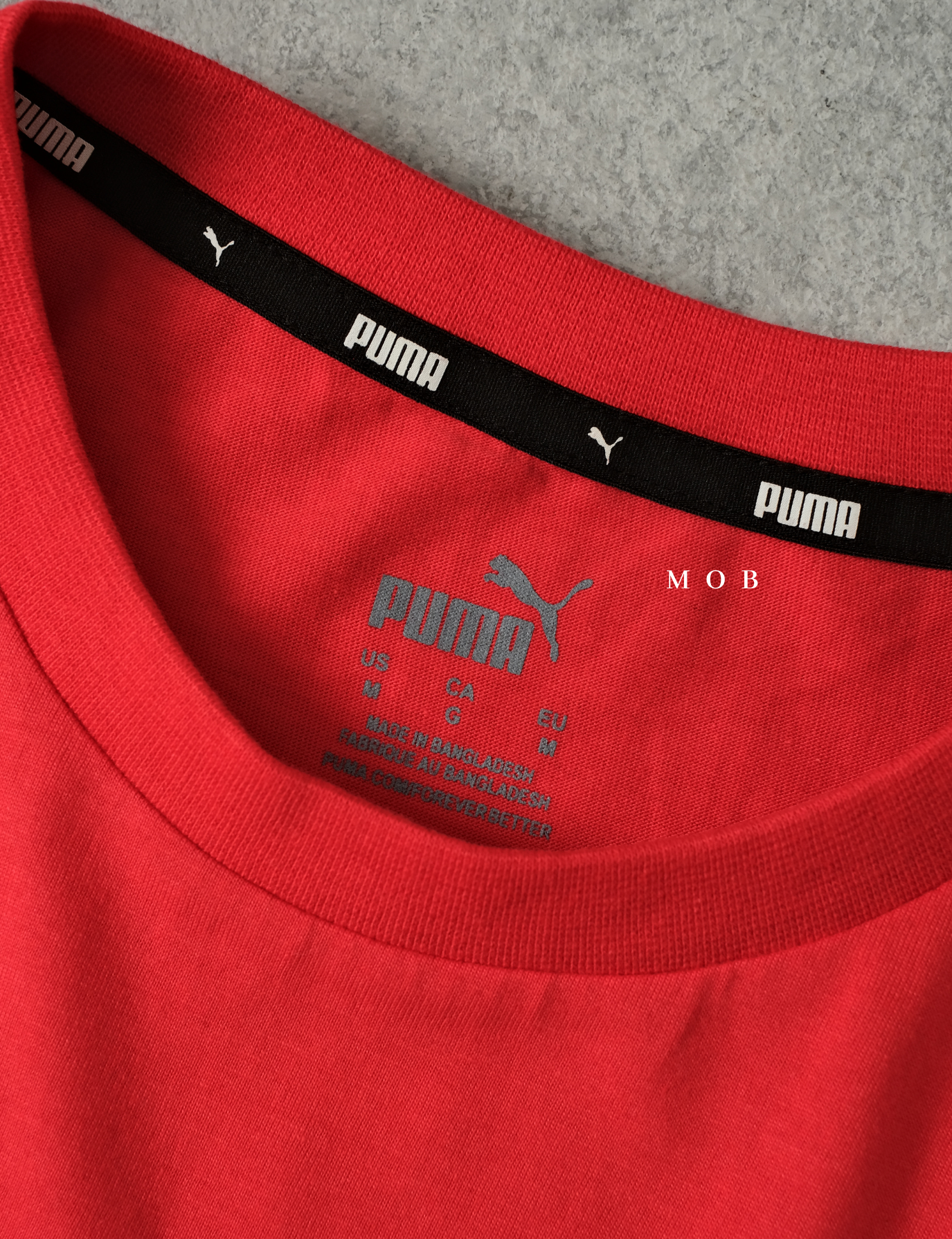 PMSST07001C Essentials Tape SS Tee Red
