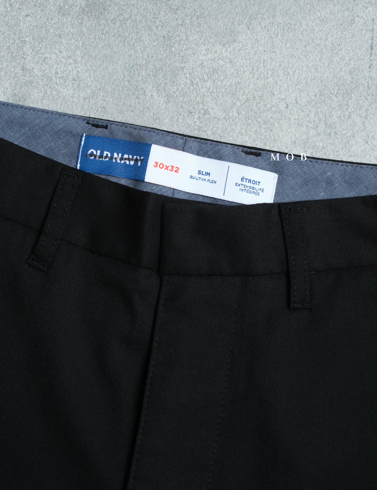 ONPT4301B Slim Dress Pants Black