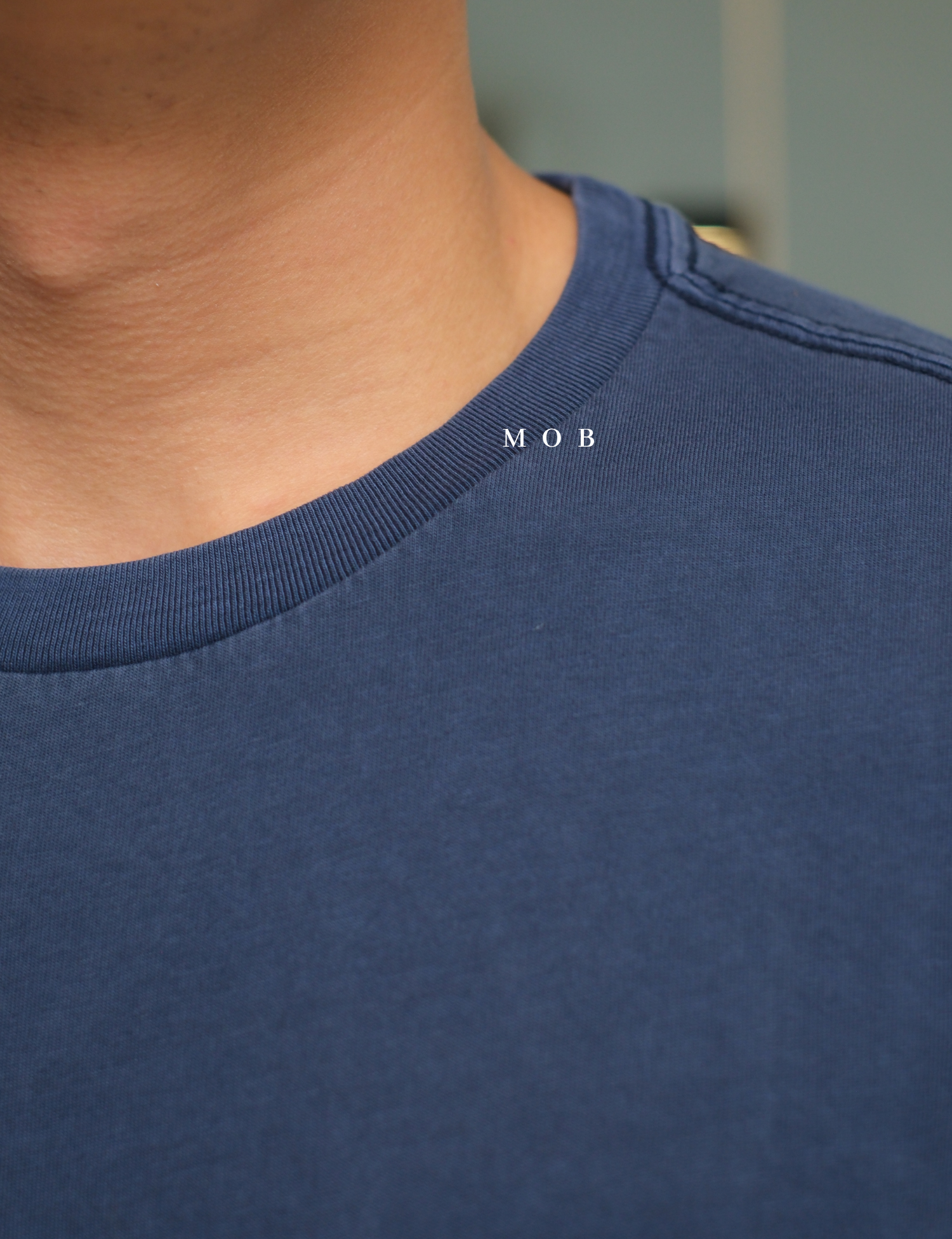 GPSST1001AI Basic Pocket Tee Navy Grey