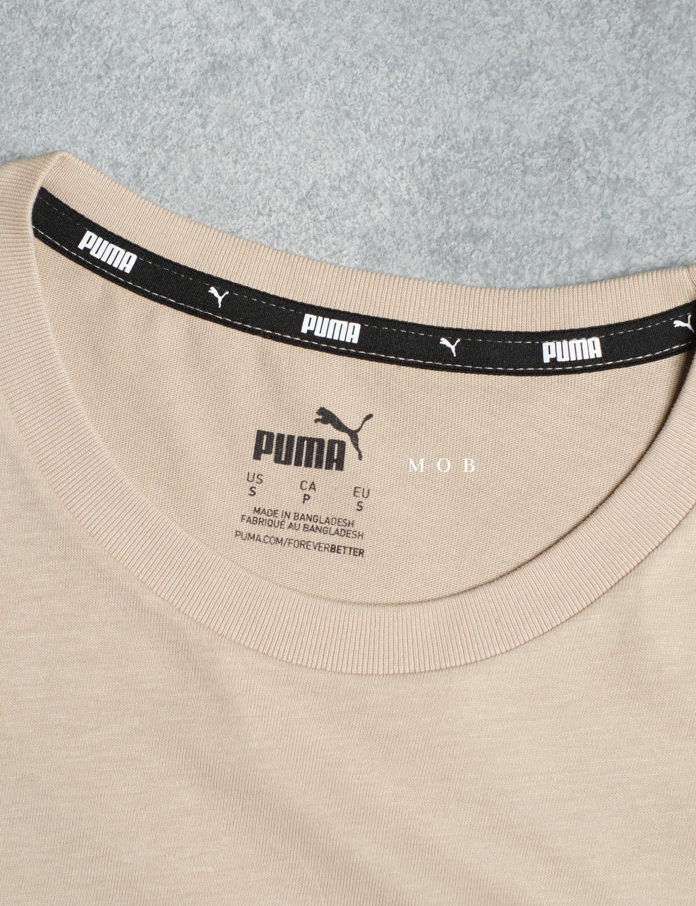 PMSST07002A Essential +2 Col Logo SS Tee Beige