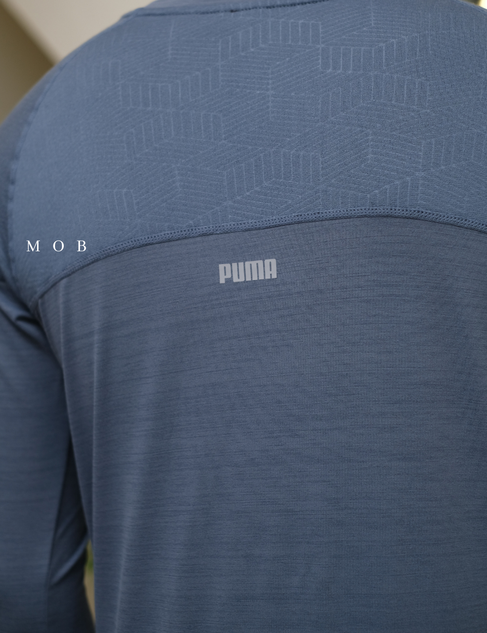 PMBL02002B Warmcell Baselayer TOP-BACK Logo Blue Grey