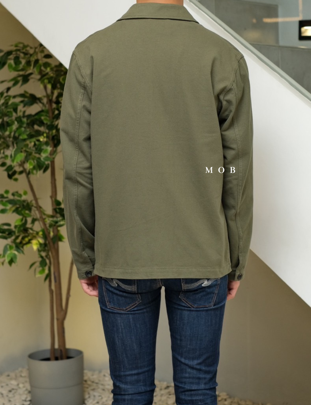 UNQJ01001A Work Jacket Olive