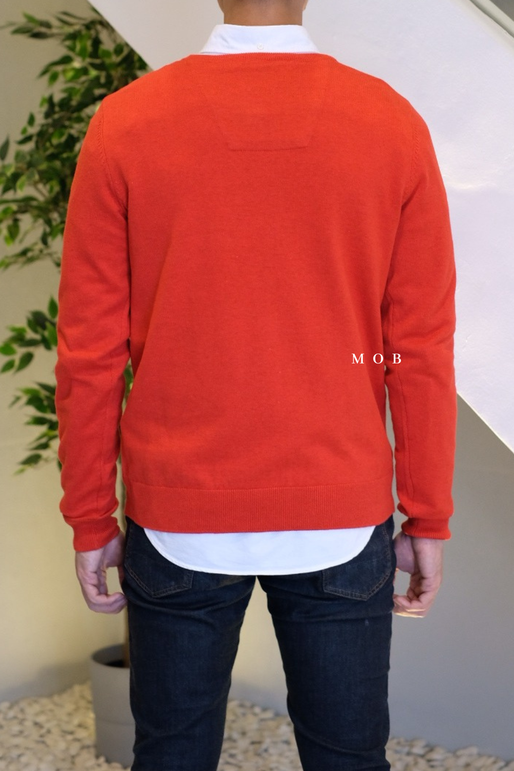 TTSW01003 Basic Knitwear Scarlet Orange
