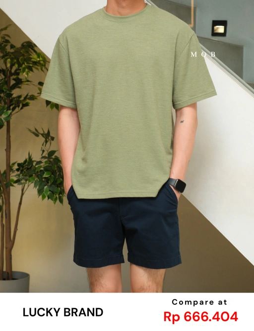Image of LBSST01001C Basic Textured SS Tee Sage