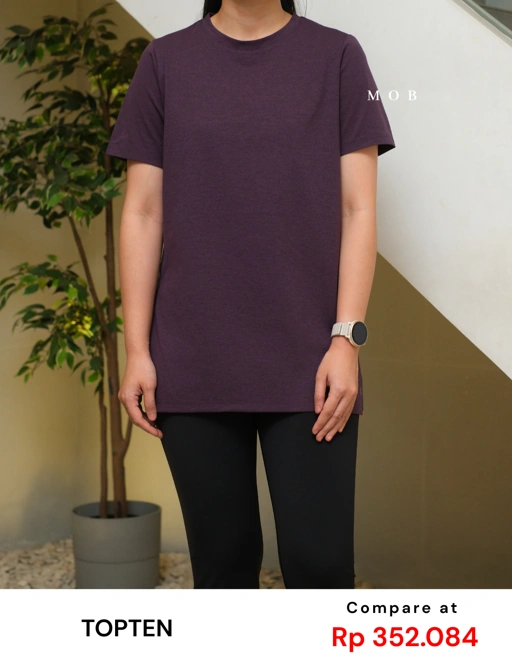 Image of TOPSST03001C UV & Cooling Fit SS Tee Purple