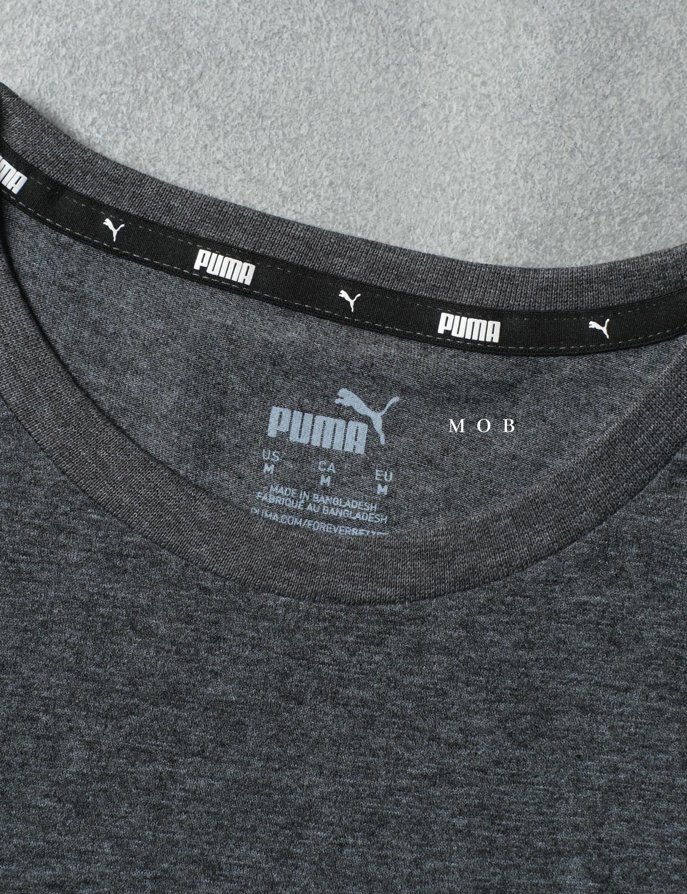PMSST07007B Essentials Heather SS Tee Grey Misty