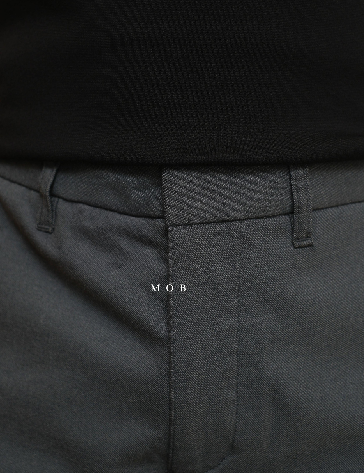 ONPT4301D Slim Dress Pants Dark Grey Misty