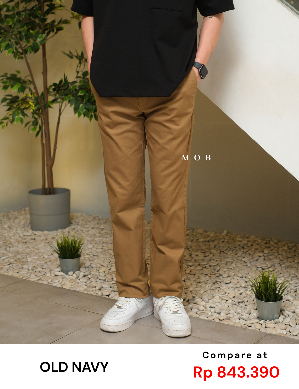 ONPT4401A Ultimate Slim Built In Flex Chino Pants Brown
