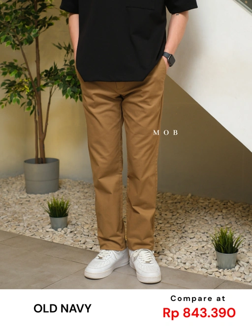 Image of ONPT4401A Ultimate Slim Built In Flex Chinos Pants Brown