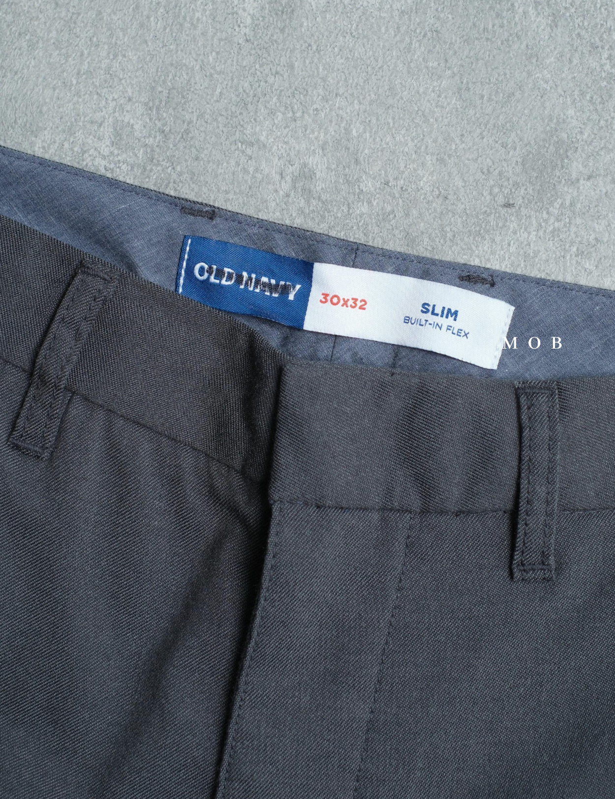 ONPT4301D Slim Dress Pants Dark Grey Misty