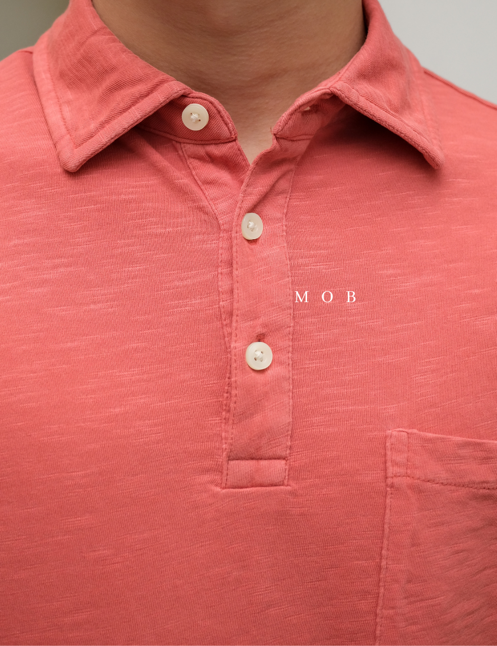 GFPS07002K Basic Polo Tee Coral