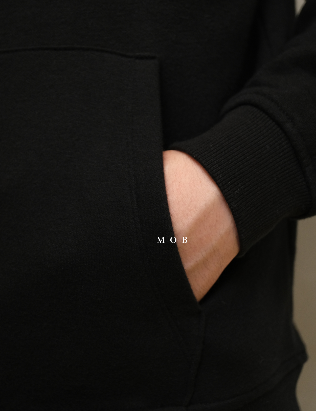 GPHOD03003 Signature Hoodie Black