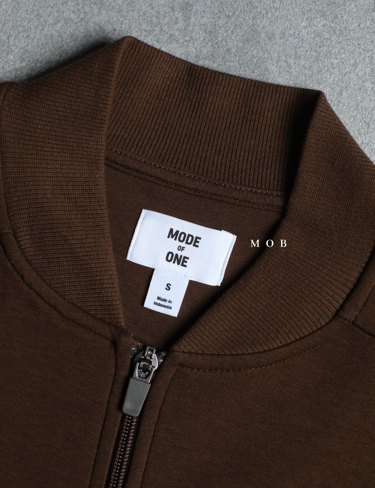 MODJ01004 Modern Pocket Bomber Jacket Brown