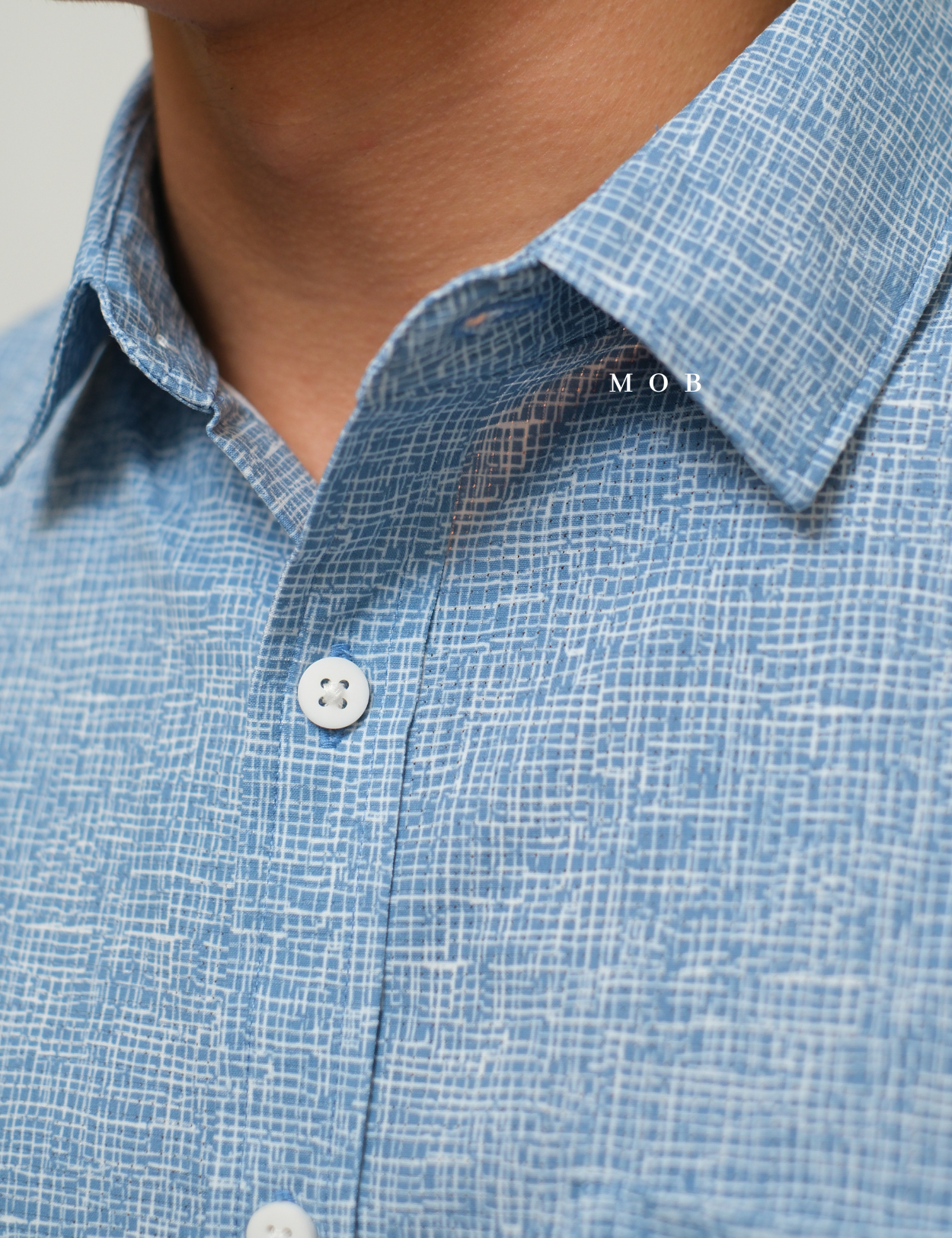 FLXSSS01002A Slim Performance SS Shirt Riviera Blue