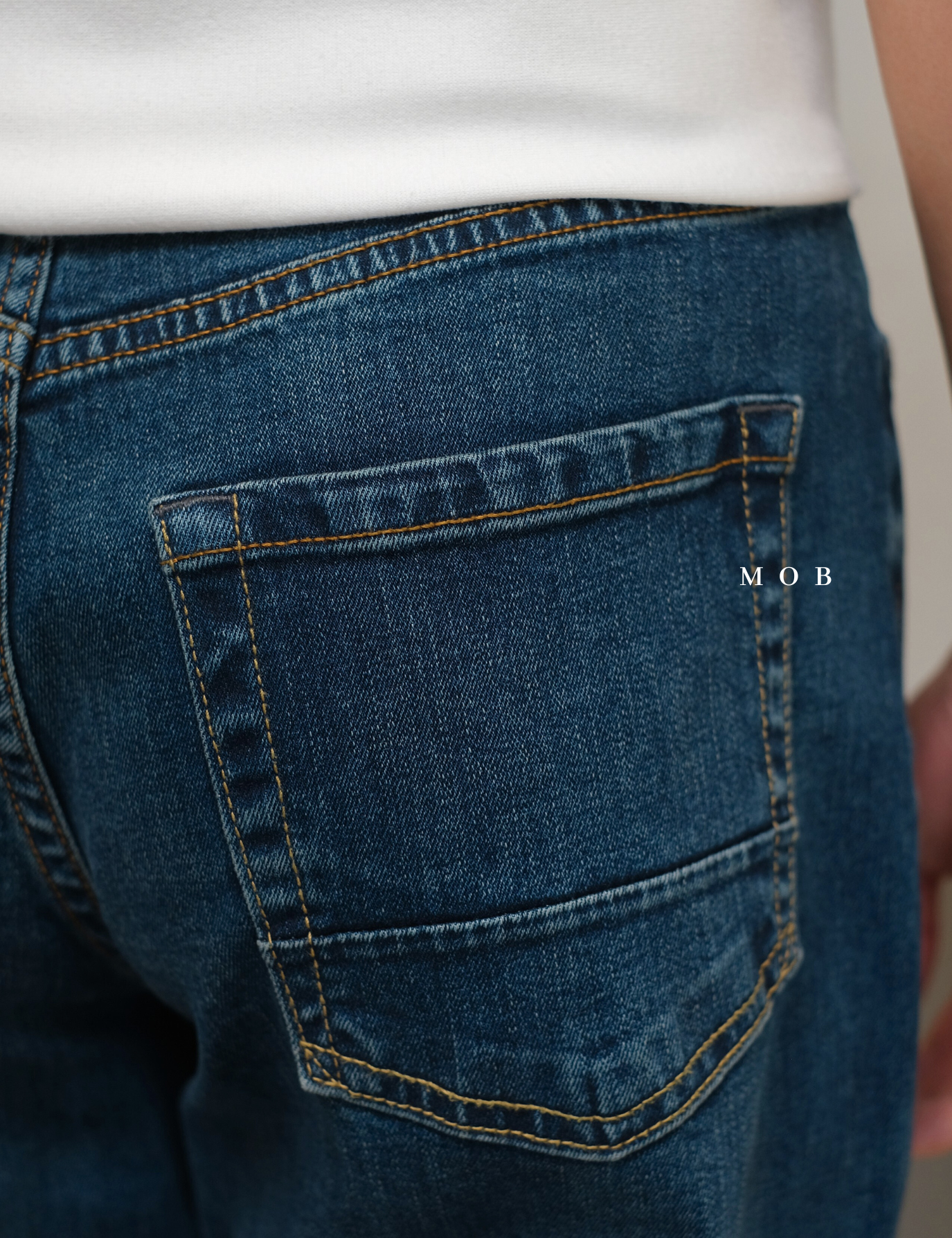 NTPT02001 Original Relaxed Denim Pants Medium Blue