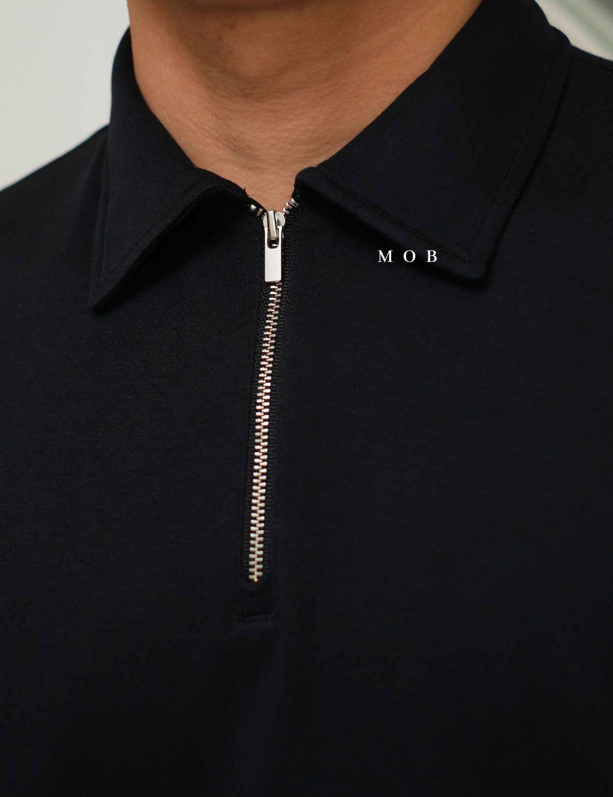 ARK01SSP023 Cerniera Polo SS Shirt Rich Black