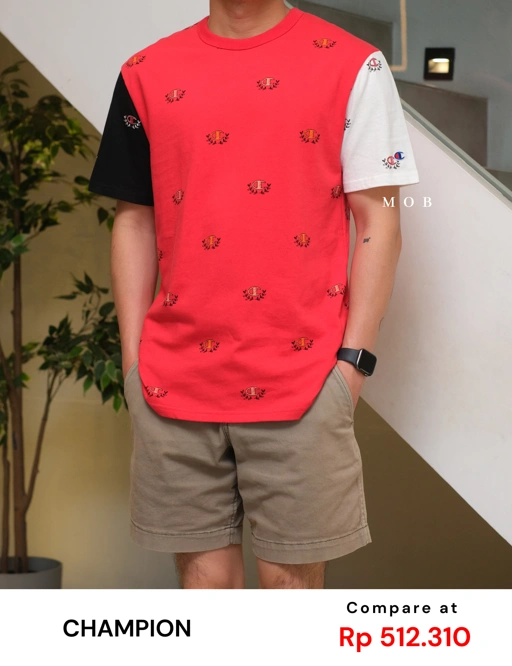 Image of CHMPSST2119A Sketch All Over Logo Red Black White