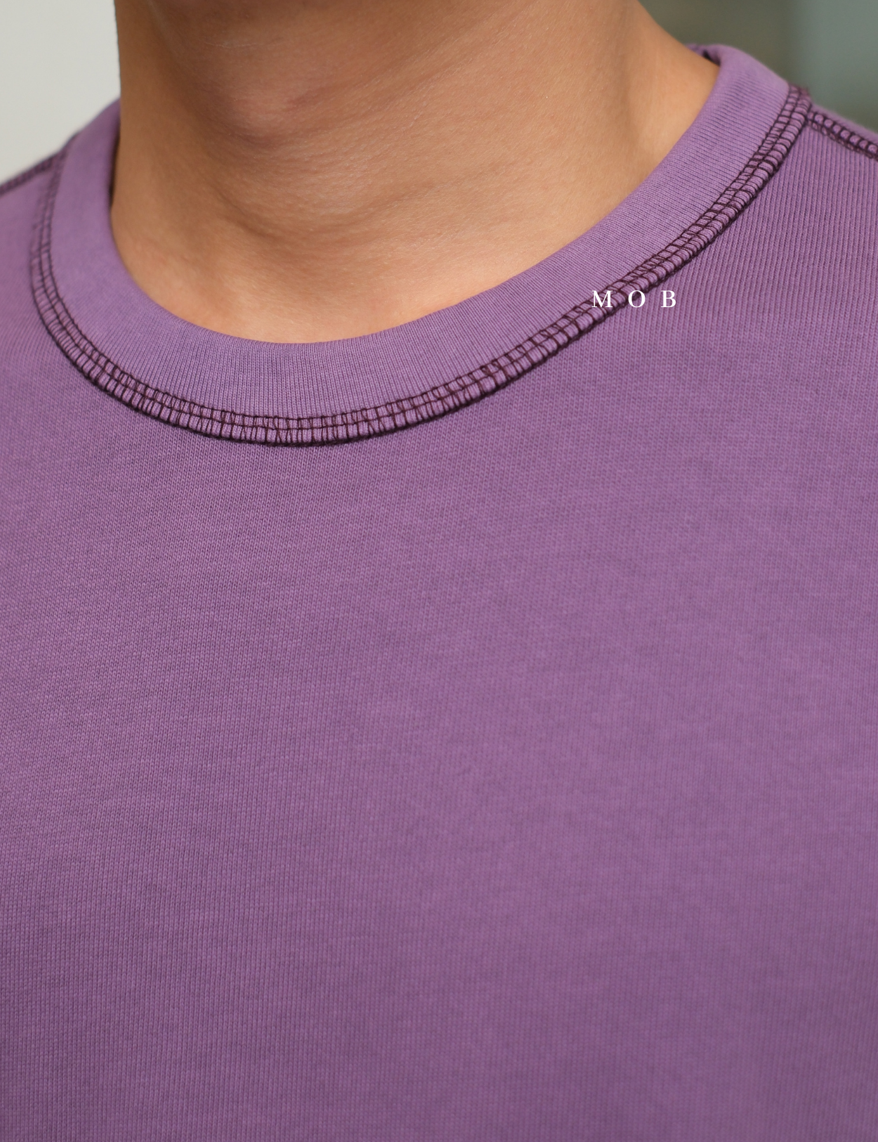 GPSST2201C Heavyweight Boxy Cropped SS Tee Purple