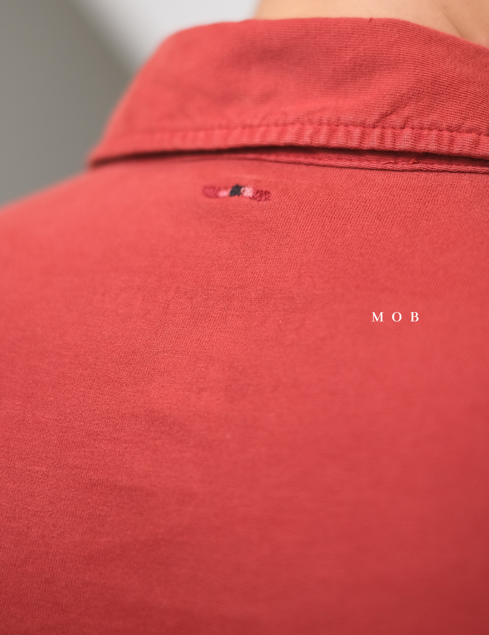 NPJPLS01002A Pocket Polo LS Terracotta
