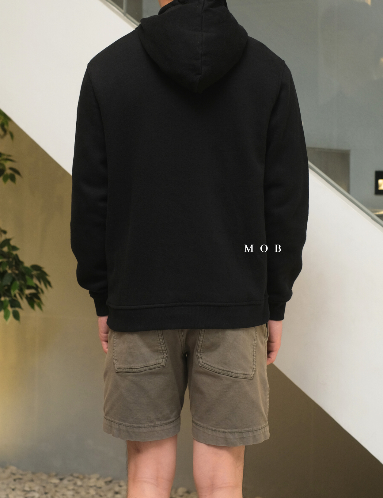 GPHOD03003 Signature Hoodie Black