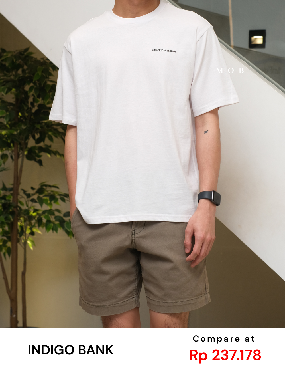 IBSST01004C Inflexible Stance SS Tee White (XS ONLY)