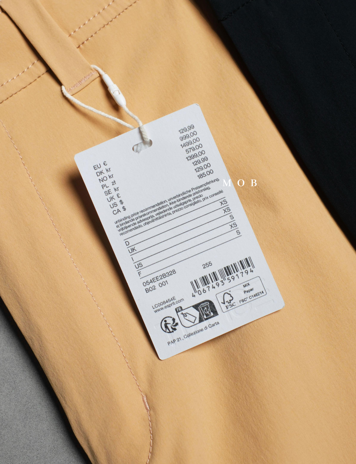 ESPPT01001 Performance Slim Pants Khaki