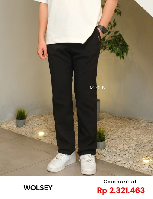 WSYPT02002 Bonded Fleece Pants Black