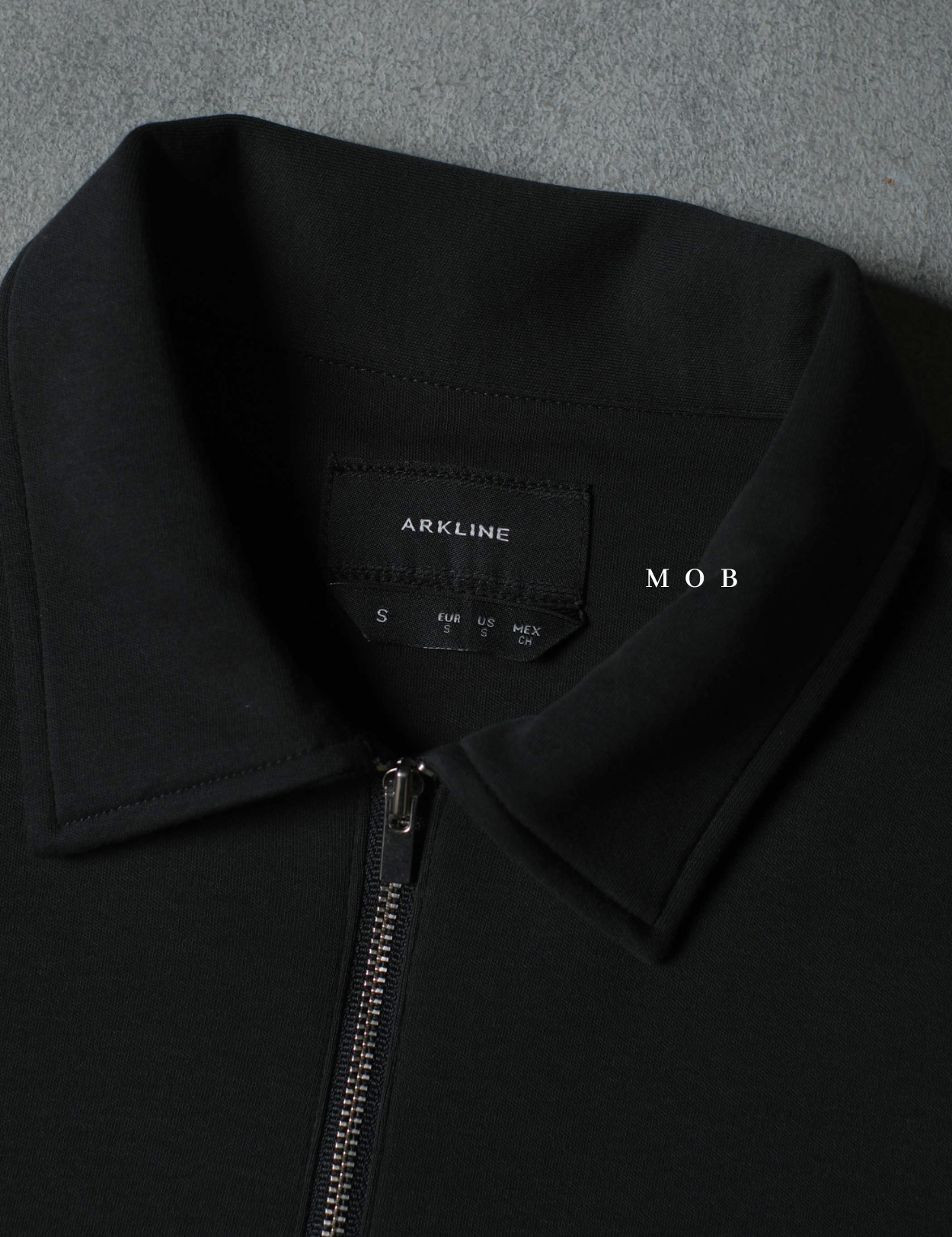 ARK01SSP025 Cerniera Polo SS Shirt Sophisto Grey