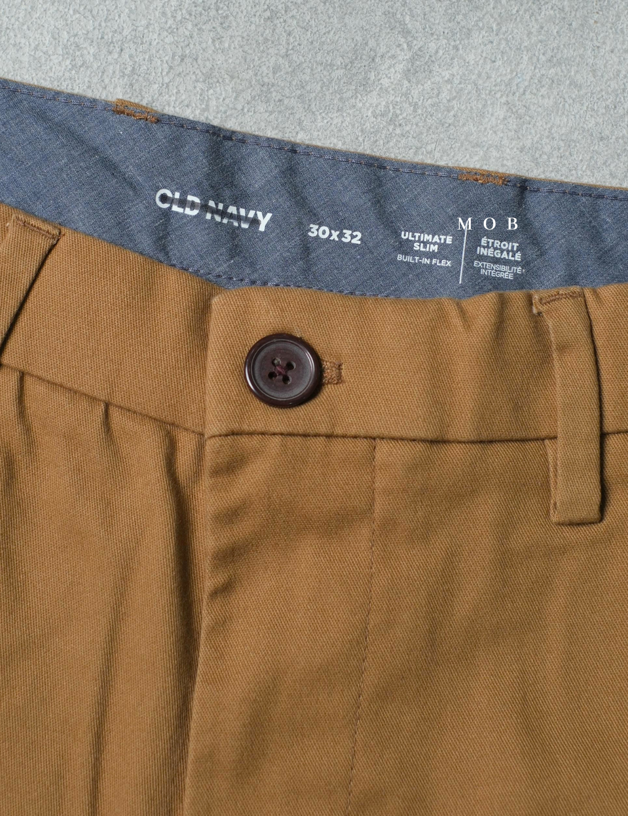 ONPT4401A Ultimate Slim Built In Flex Chino Pants Brown