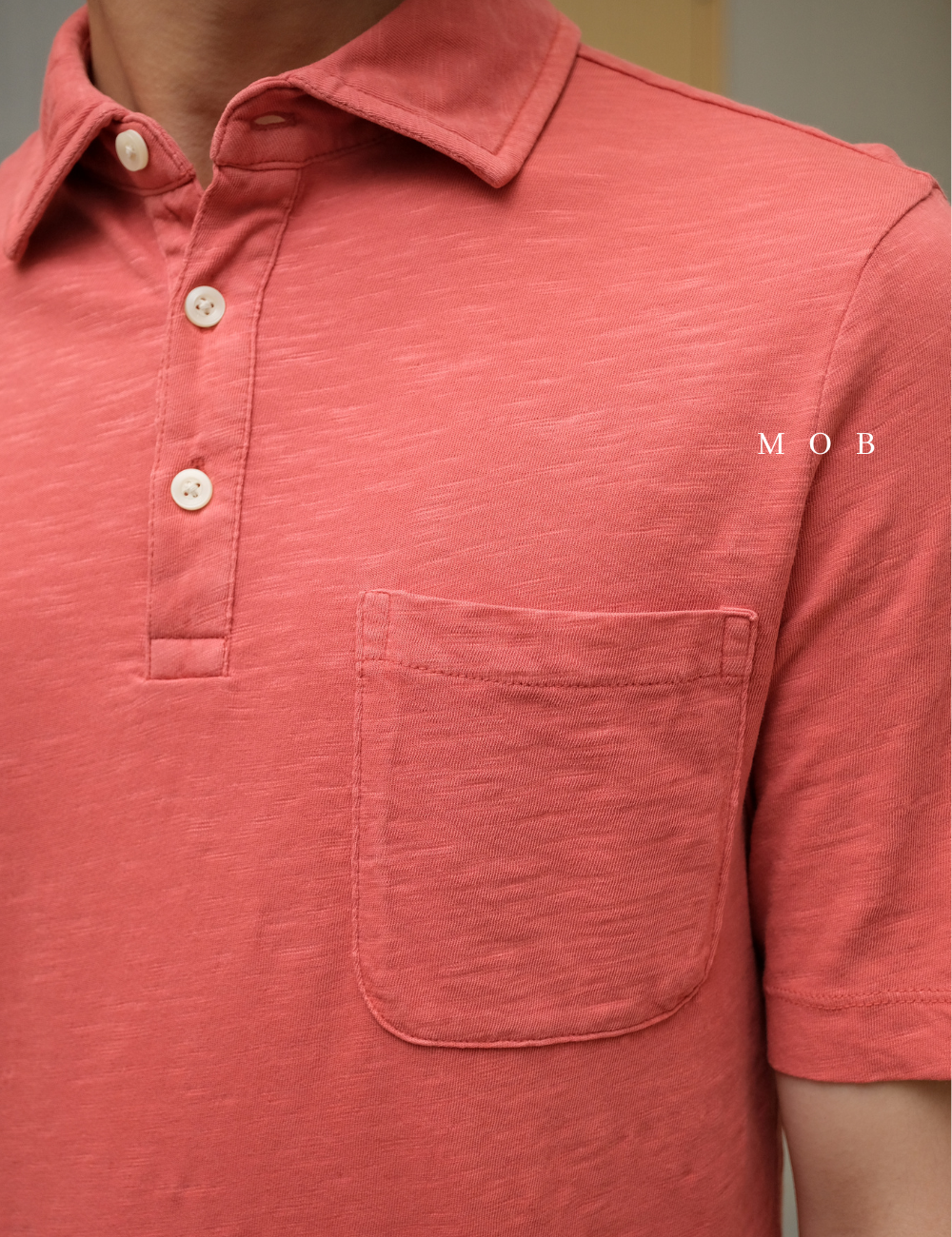GFPS07002K Basic Polo Tee Coral
