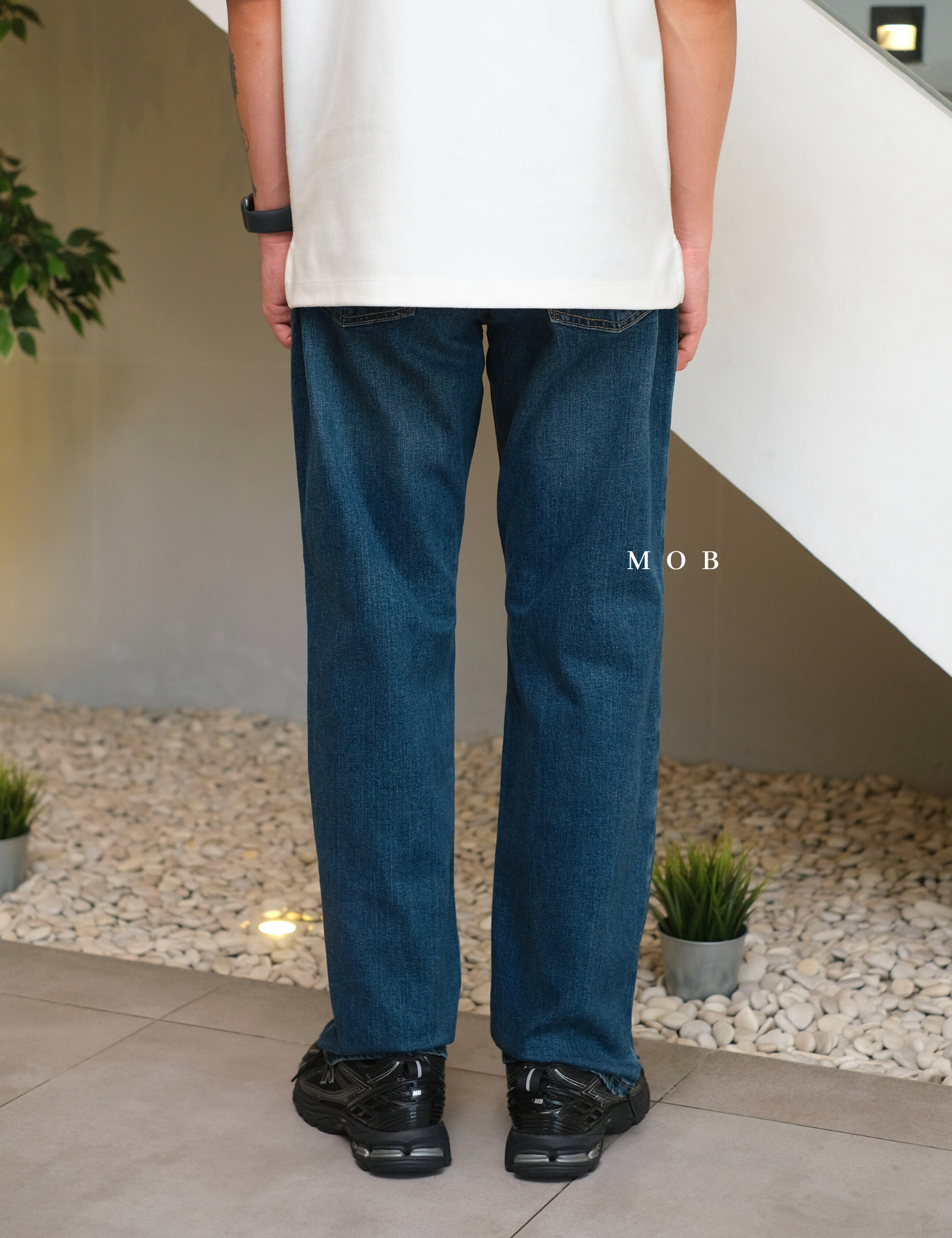 NTPT02001 Original Relaxed Denim Pants Medium Blue