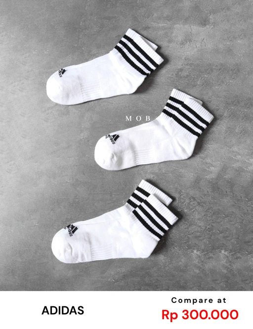 ADDSSO02007 Mid Crew Socks Type 7 (3 PASANG)