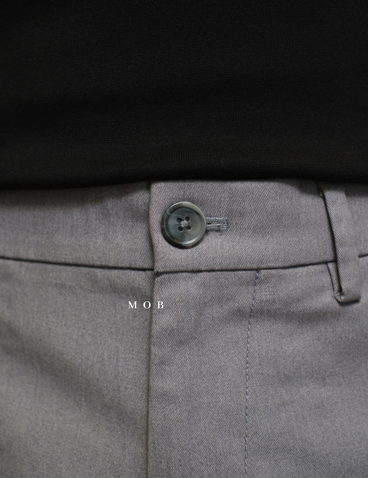 ONPT4401D Ultimate Slim Built In Flex Chino Pants Light Grey Misty