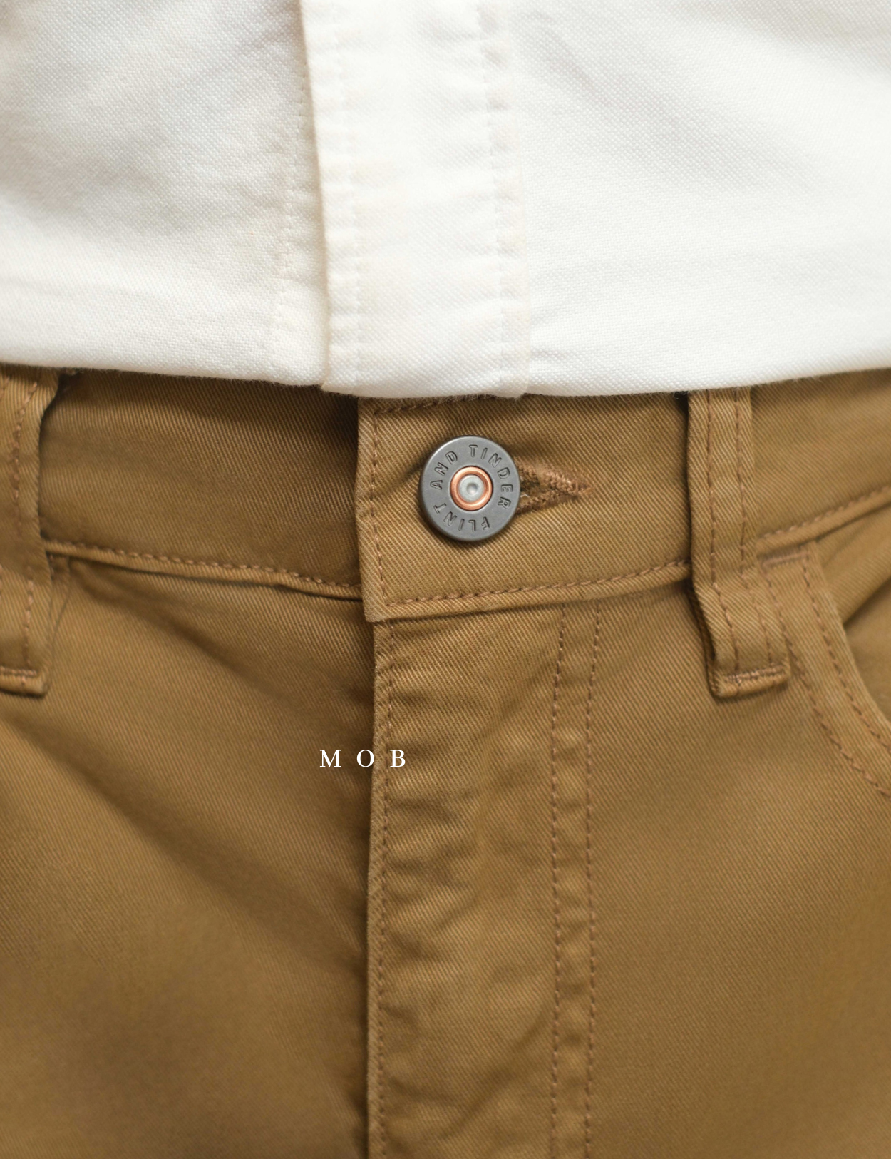 F&TPT03006 365 SLIM FIT Pants Tan