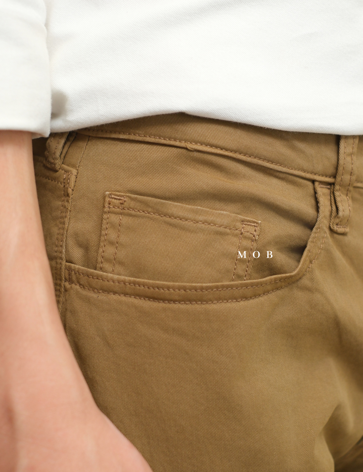 F&TPT03006 365 SLIM FIT Pants Tan