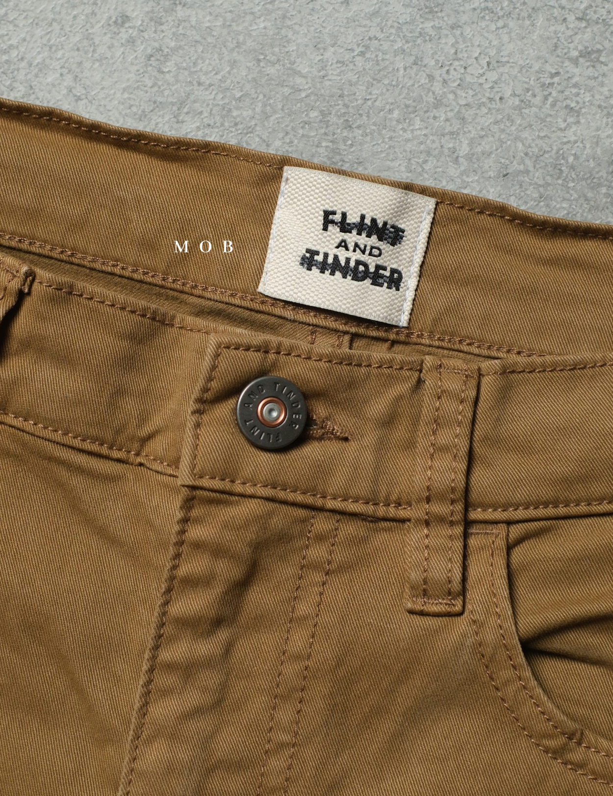 F&TPT03006 365 SLIM FIT Pants Tan