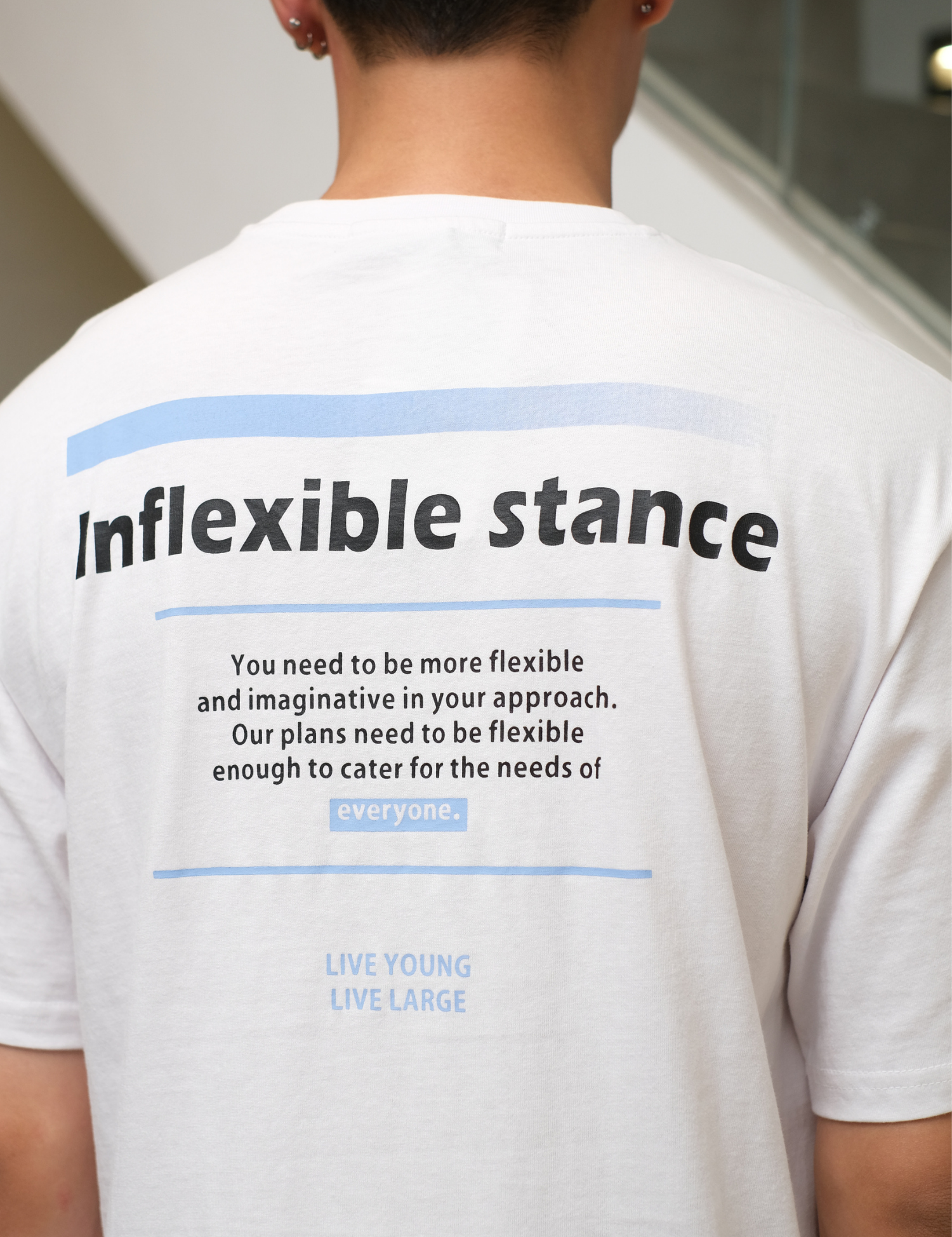 IBSST01004C Inflexible Stance SS Tee White (XS ONLY)