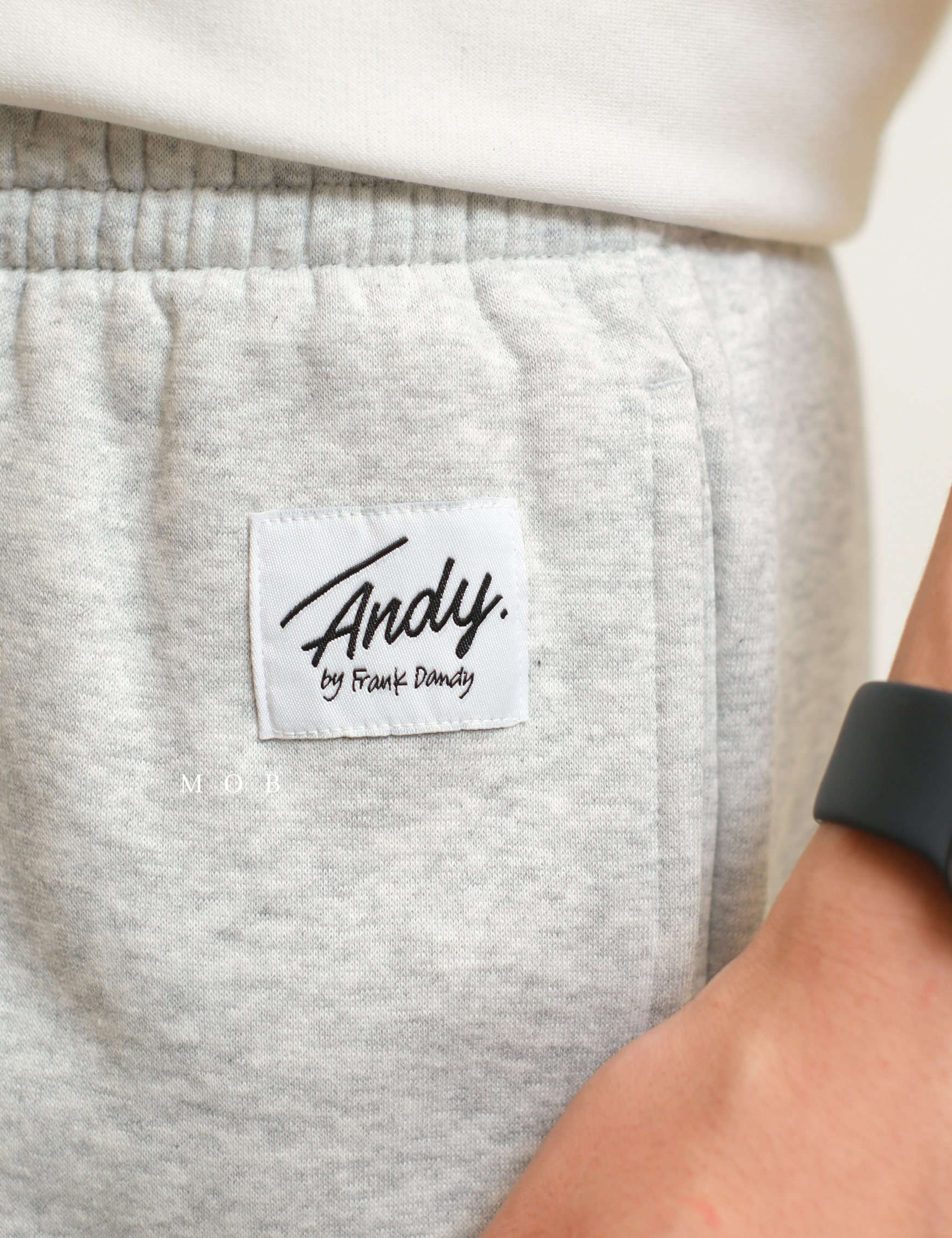 ANDSP01002 Basic SWEATPANTS Light Grey