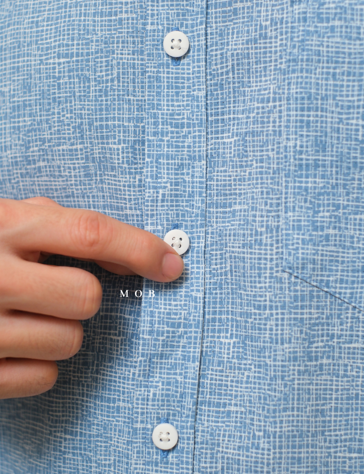FLXSSS01002A Slim Performance SS Shirt Riviera Blue